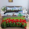 Комплект постельного белья Windmill в фермерском стиле из 2/3 предметов, двуспальный/двуспальный/полный/двуспальный пододеяльник из микрофибры для спальни девочек и мальчиков
