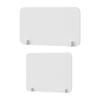 PVC Desktop Partition Panel Board Guard Shield Barrier White Shatter Resistant