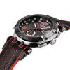 Tissot Мужские модные часы с кожаным ремешком и черным циферблатом T115.417.27.057.02