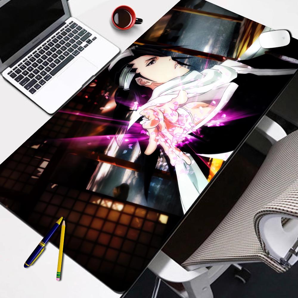 Bleach Byakuya Fashion Big Mouse Pad Large Anime Desk Mat Luxury Desktop Cartoon Gaming Gamer Keyboard Computer Cushion