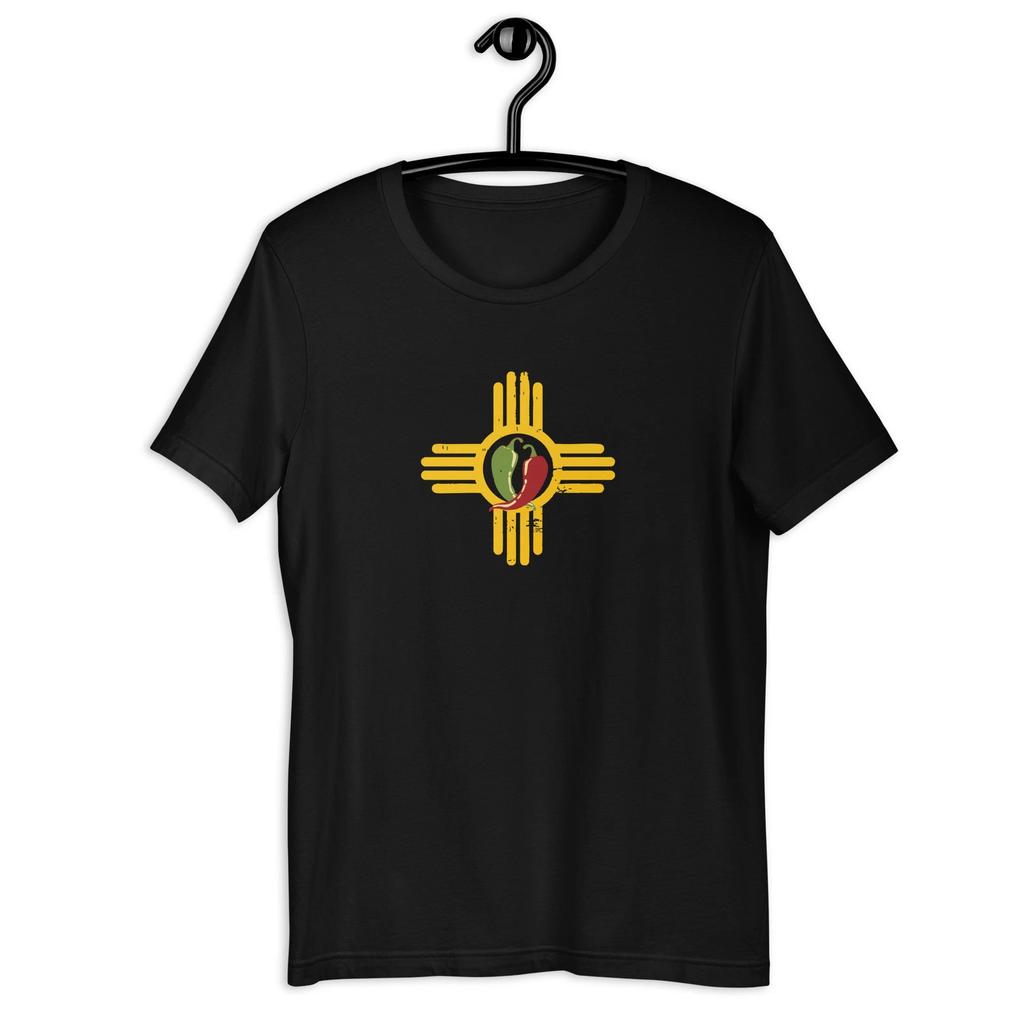 New Mexico Zia Red Green Chile Southwest Tee S-5XL