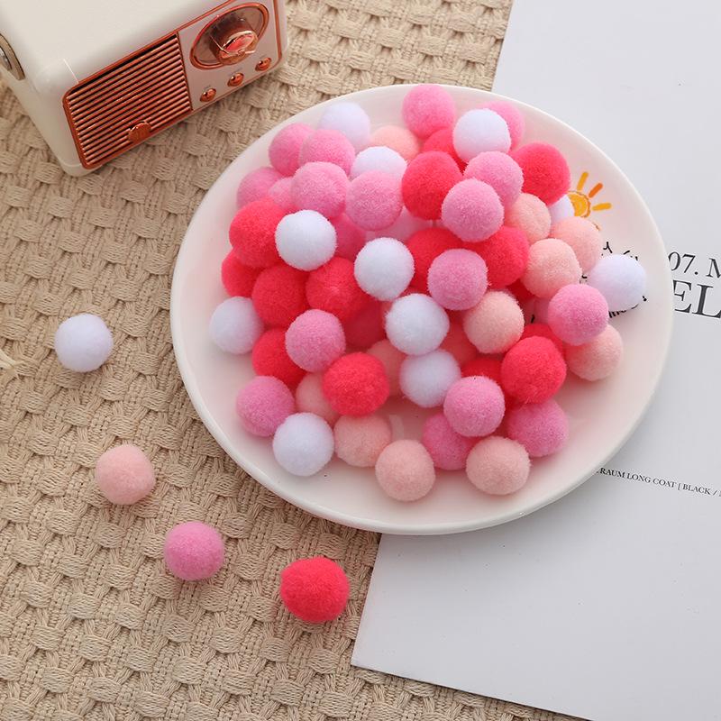 Colorful High Elastic Pom-Pom Embellishments - Free Same Day Shipping, In Stock, DIY Accessories, Large Plush Balls