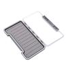 Fly Fishing Box Waterproof Lightweight Transparent ABS Shell Fishing Tackle Hooks BoxTriangular