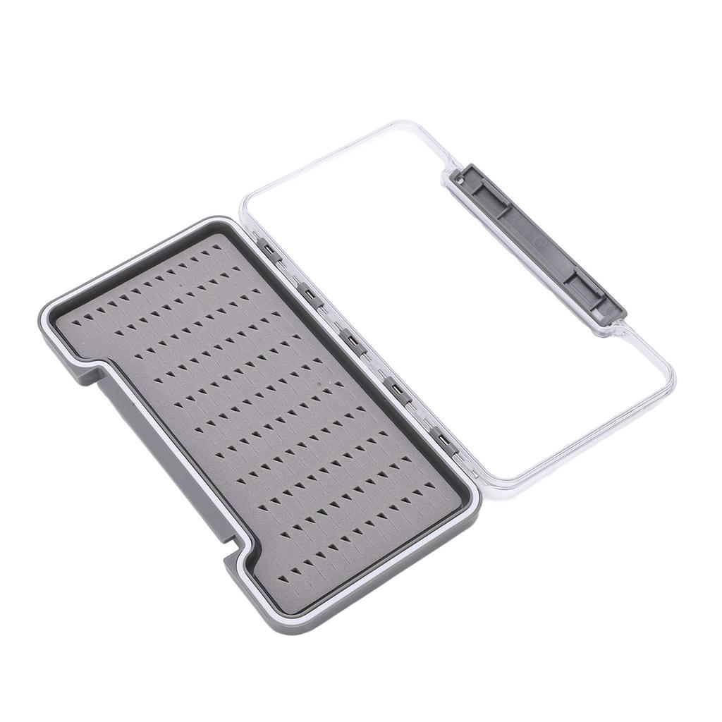 Коробка для нахлыста Водонепроницаемая легкая прозрачная ABS-ракушка рыболовные крючки коробкаТреугольная