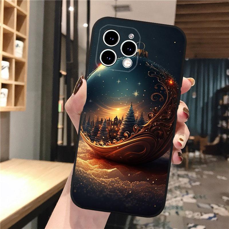 Christmas Tree Phone Case For iphone 17 Pro Max Air 16 15 14 13 Pro Max 15 16 Pro 15Plus