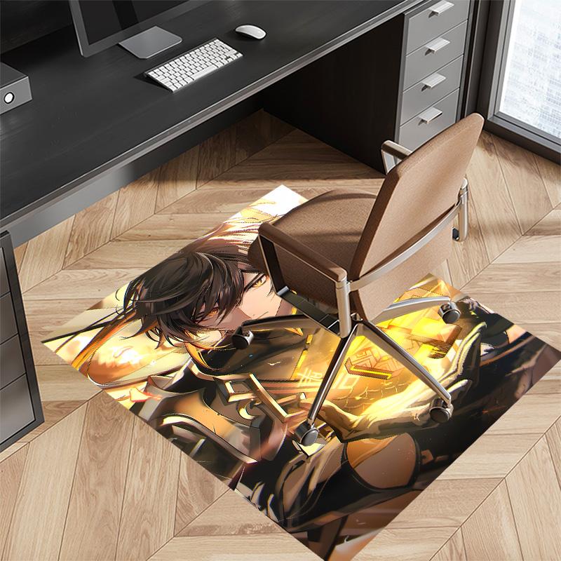 Genshin Impact characters3 Printed Absorbent Washable Carpet, Non-Slip Bathroom Mats, Kitchen Rugs, Yoga Mat,Living Room Entrance, Camping Picnic Rugs