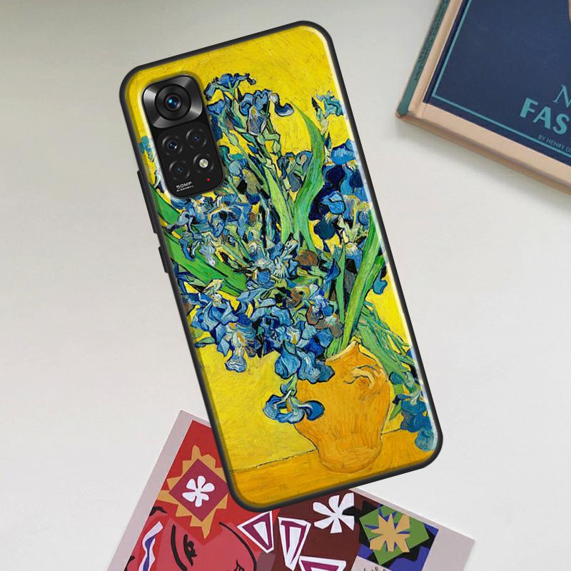 Масляная живопись Ван Гог Чехол Для Xiaomi Redmi Note 13 14 Pro 12 11 10 15 Pro Plus Redmi 15C 14C 13C 10C 12C 15 Чехол