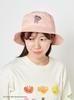 [Sesame Street Market] [NEW ERA] Bucket Hat with Character Embroidery [NEW ERA] Bucket Hat with Character Embroidery, Pink, Size F