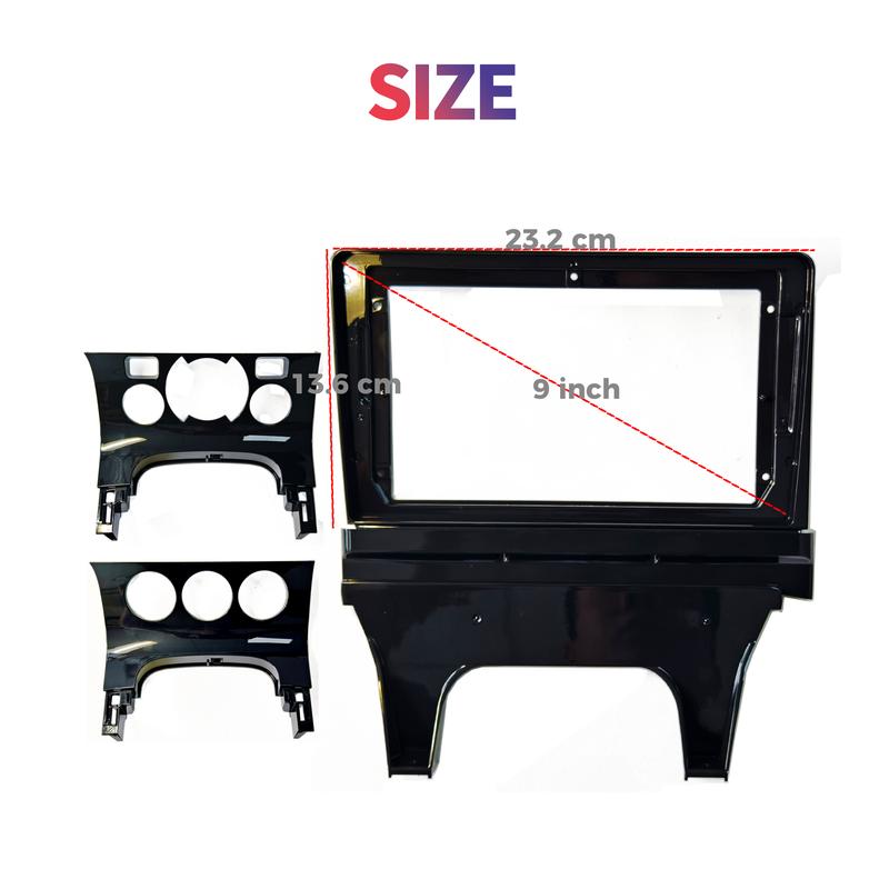 2Din 9inch Car Radio Fascias Installation Dash Frame For Peugeot 3008 5008 2009-2016 Panel DVD Gps Mp5 Android Player Trim