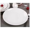 Шанпин А8 Белая меламиновая круглая обеденная тарелка