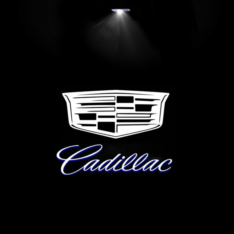 2Pcs Car Door Welcome LED Projector Laser Logo Door Light For Cadillac CT5 CT6 XT4 XT5 XT6 ATS SRX XTS CTS accessories