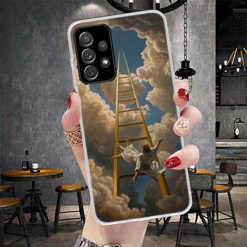 Мягкий чехол для телефона с рисунком Рене Магритта для Samsung Galaxy S22 S23 S24 S25 Edge S26 Ultra S20 FE S21 Plus + Fundas Coque Galaxy S20 S2
