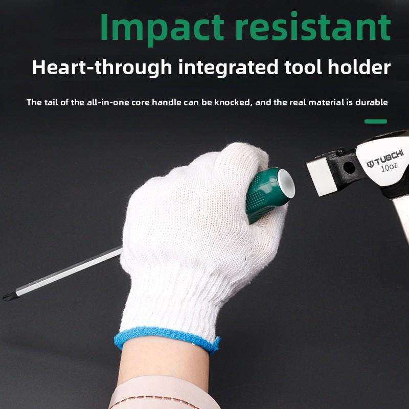 Damaly, Ударная отвертка для перкуссии, Однословная ударная отвертка, Ударная насадка для крестовых винтов, Длинный стержень