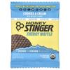 Honey Stinger, Energy Waffle, Cookies & Cream, 12 Waffles, 30 G (1.06 Oz) Each