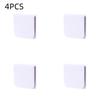 4 шт. Прозрачные зажимы для шторки в душе Ветрозащитные фиксаторы края шторки от брызг ABS Самоклеящийся крючок для фиксации шторки от ветра