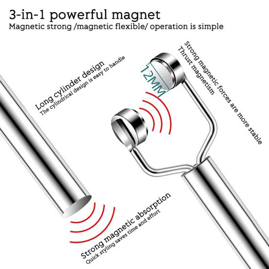 Yousheng 3-in-1 Nail Art Magnet Compact Design Portable Y-Shaped Double Head Magnetic Manicure Tool Multifunctional Nails Design Tools