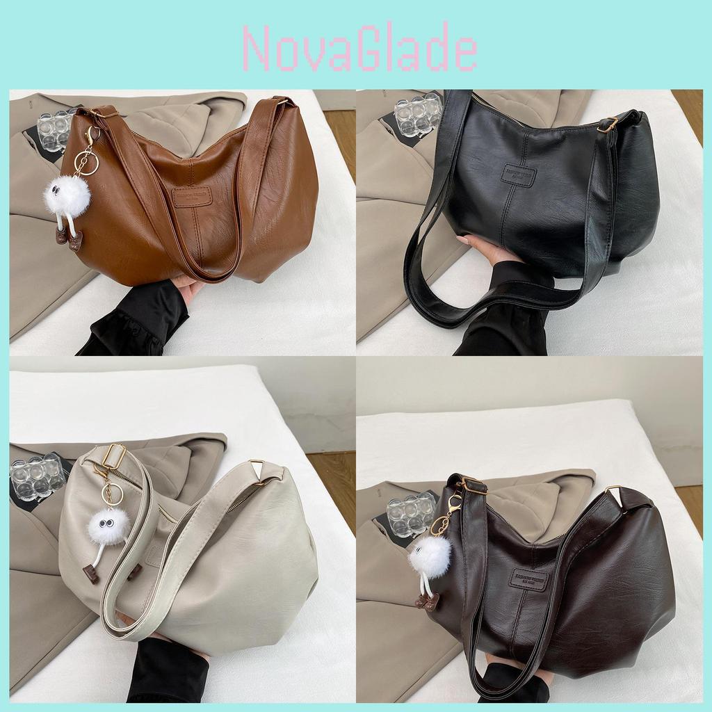 Fashionable Womens Pu Tote Bag With Stitching Details For Daily Use