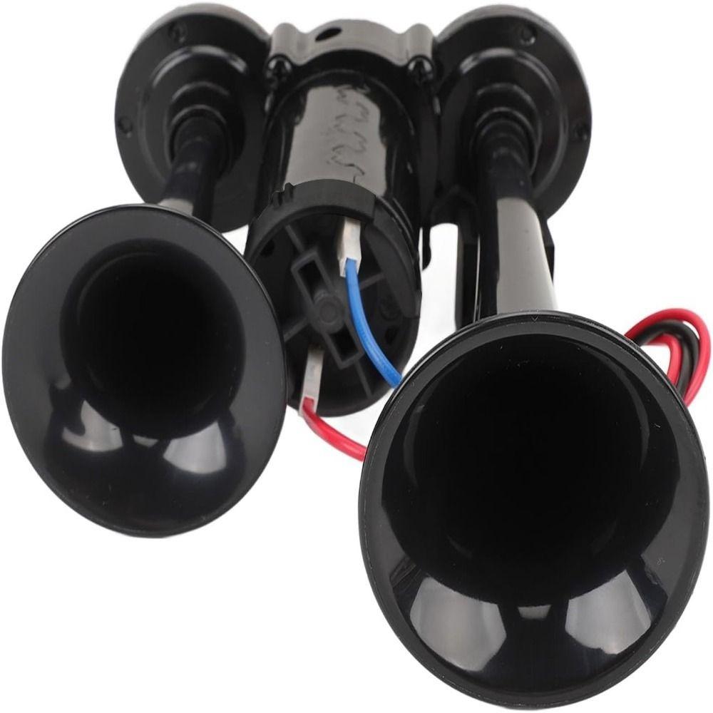 130dB Dual Trumpet Air Horn Dual Trumpet Sturdy Dual Air Horn Super Loud Train Horn  Car