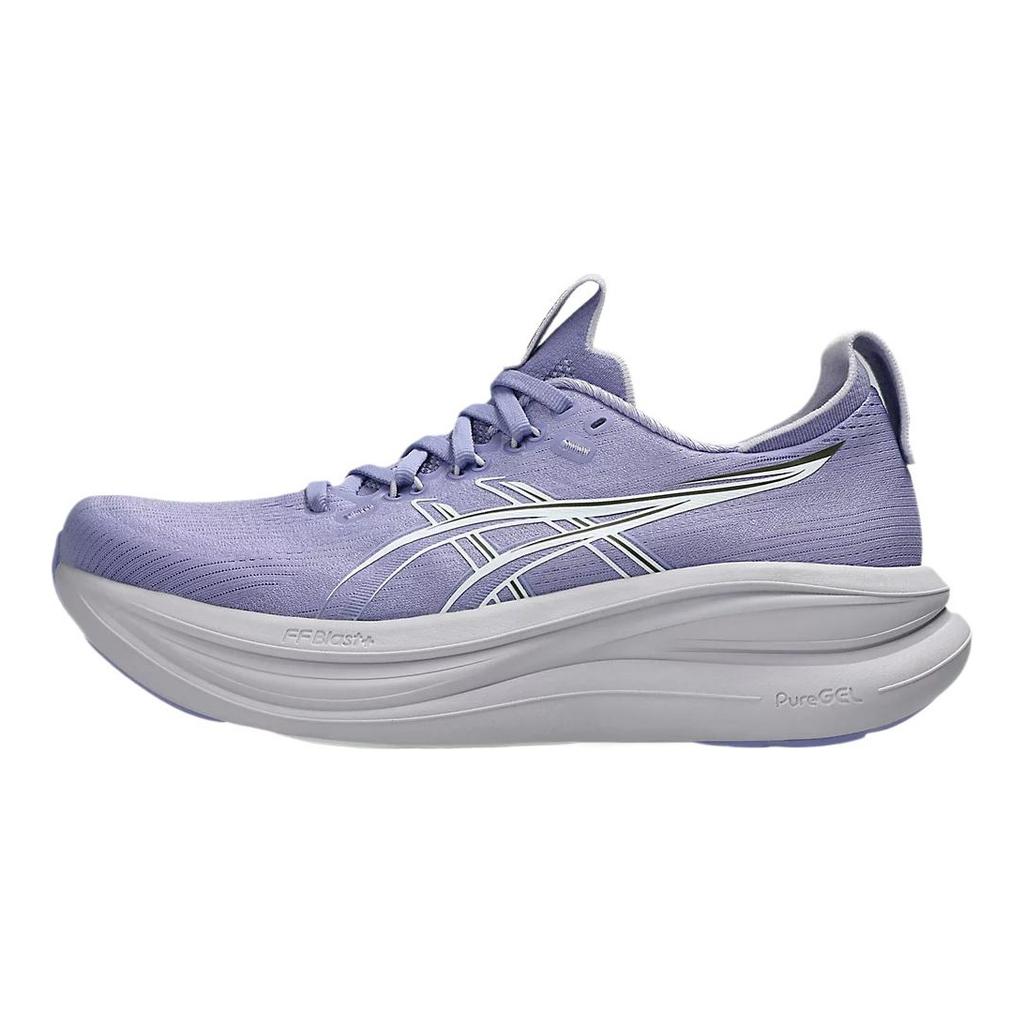 Asics Gel-Nimbus 28 Кроссовки женские с круглым носком, на шнуровке, амортизирующие, дышащие, низкие