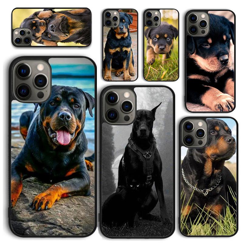Rottweiler Beautiful Big Dog Phone Case for iPhone 17 Air 16 Coque 15 14 12 13 PLUS 11 PRO MAX Back Cover Fundas Shell