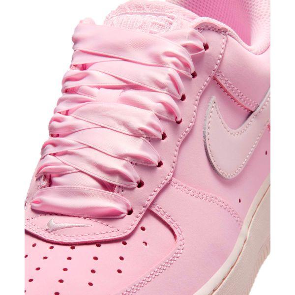 Nike Кроссовки женские Nike Air Force 1 Low с ленточными шнурками, цвет Pink Foam, жемчужно-розовые, артикул IR0871-600
