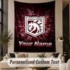 Custom Text Tapestry Ipswich Town Print Wall Tapestry Indoor Living Room Wall Decor