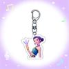 Cartoon Animation Movie Transparent Acrylic Pendant KPOP Girl Group Schoolbag Accessories Exquisite Gift Pendant