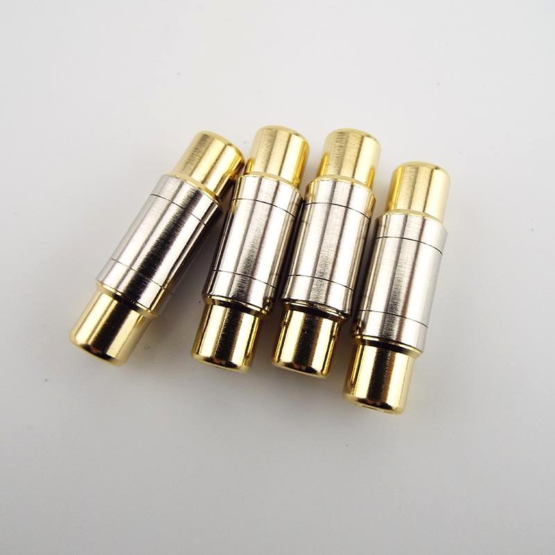 Dual RCA Connectors RCA Female To Female Jack Socket Plug Straight Adapter Gold Plated Speaker Cable Extender