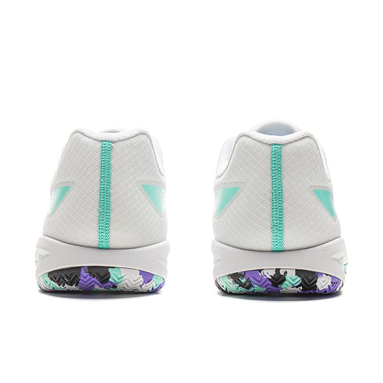 Li Ning износостойкие дышащие низкие тренировочные кроссовки унисекс флуоресцентные звездный свет фиолетовые APPU003-8