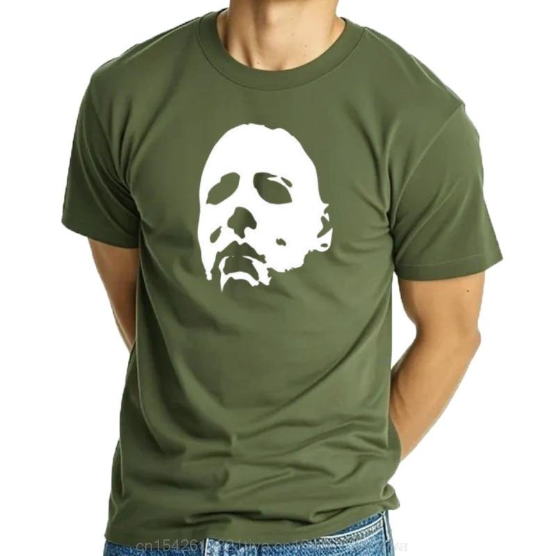 Neues Halloween Michael Myers Tshirt Tshirt 100 Baumwolle 2022 Mode Kurzarm Schwarz Tshirt