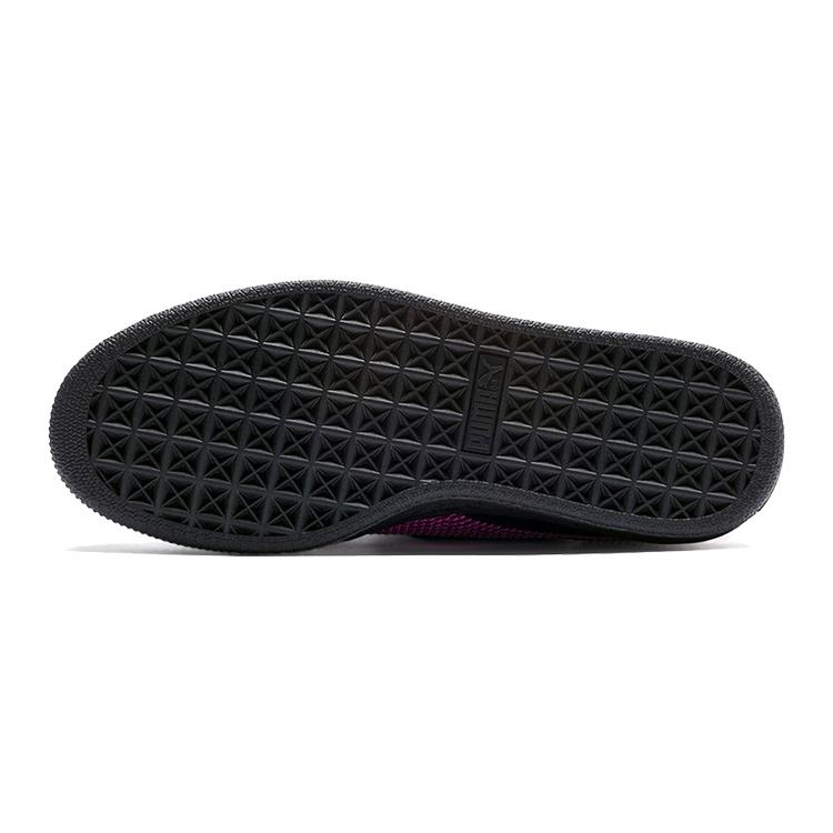 PUMA Basket Heart Bling K Shoes Black/Purple Kids' 366847-01