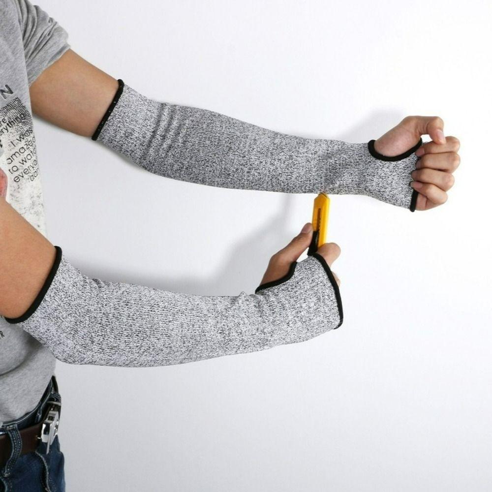1Pcs/1Pair Bracers Protector Safety Sleeves Level 5 Guard Gloves Durable Anti-cut Arm Sleeve