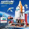 Совместимые конструкторы LEGO Космическая ракета: Образовательные сборные модели для мальчиков