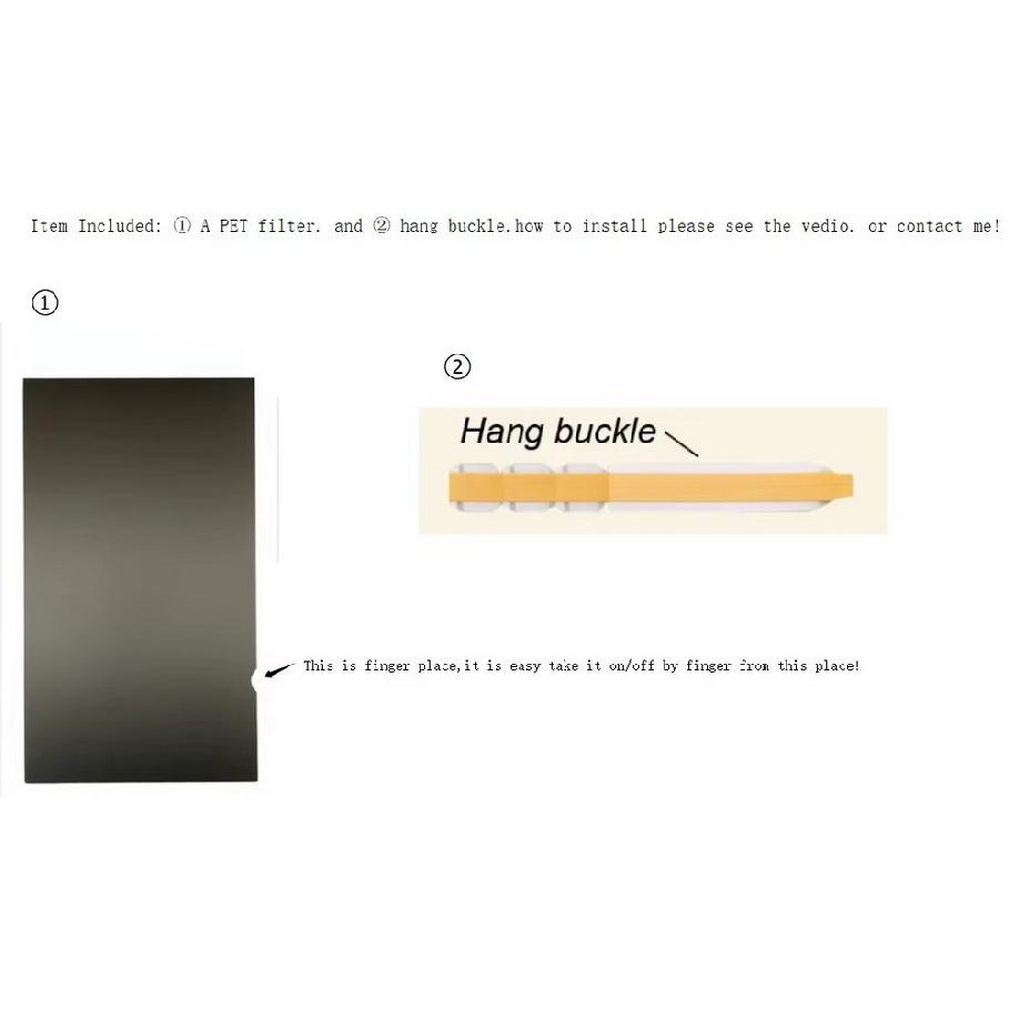 15.6" privacy filter tablet monitor screen guard protector Fit Xiaomi Lenovo Dell HP mi huawei hasee LG 4