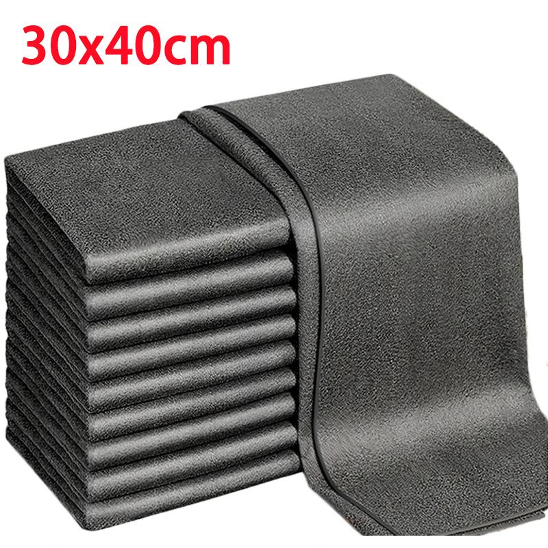 Горячая утолщенная волшебная салфетка для чистки стекол из микрофибры, многоразовые моющиеся безворсовые тряпки для чистки стекол, кухни, автомобиля