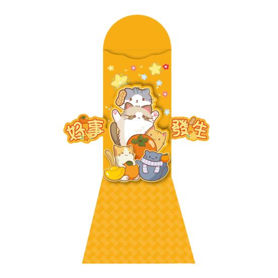 Китайские новогодние красные конверты 2025 года, карманы для счастливых денег на год змеи, 3D традиционные красные карманы для весеннего фестиваля Лунного Нового года