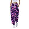 Women's Sports Pants With Pockets Fashion Print Elastic Waist Pants Casual Sweatpants Pants