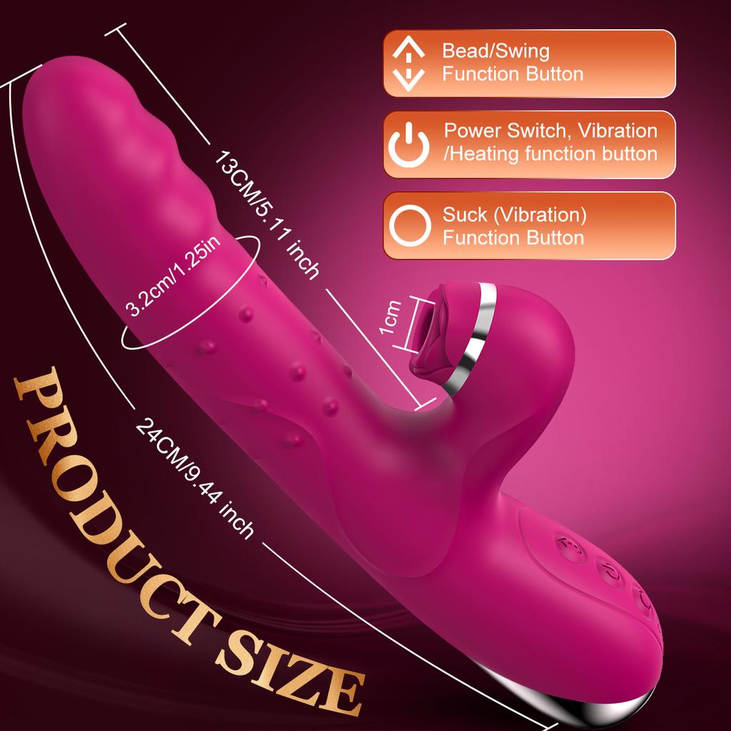 Sucking Vibrator For Women G Spot Dildo Clit Vibrator Sucker Clit Stimulator Female Wireless Vibrator Sex Toy Adult