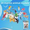24 Имитационные Модели Морских Животных: Акула, осьминог и многое другое — развивающие и творческие игрушки для детей