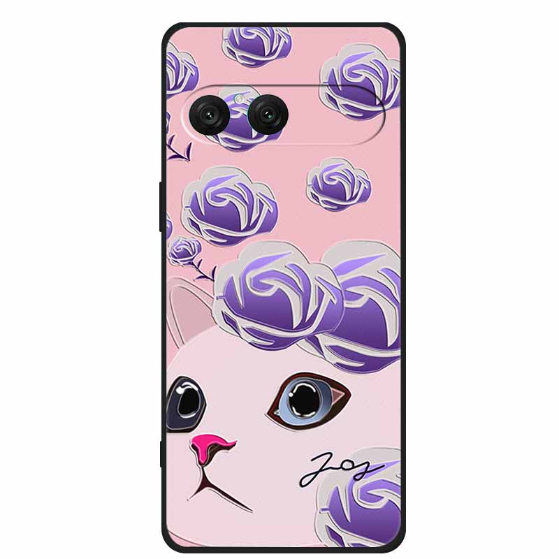 3D Emboss Case For Sony Xperia 10 VII 5G Phone Case Flowers Silicone Soft Coque Funda For Sony Xperia 10 VII Back Cover Case Bag