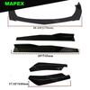 Car Styling For Nissan 350Z 370Z Front Bumper Lip Chin Spoiler Body Kit Splitter Side Skirt protector
