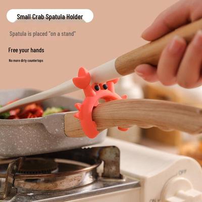 Силиконовая подставка для кухонной лопатки - Защита от перелива, держатель для ложки и подставка для хранения для плиты