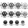 For VOLKSWAGEN VW 2Pcs VW Golf 7.5 ABS Car Logo Cover Front Grille Badge Rear Trunk Emblem Sticker Accessories For Volkswagen Go