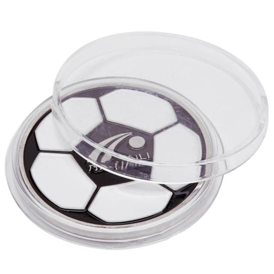 Монеты для подбрасывания Высокая твердость Износостойкий Четкий рисунок Футбольный рельеф Не ржавеет Видимый Двусторонние монеты для подбрасывания судьей Футбольный инвентарь