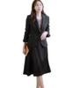 Костюм с юбкой, расклешенный костюм, пиджак, черный, размер L [Nissen] [Женский костюм] (Кант + юбка) (Новый размер)