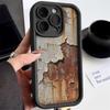 Ретро-чехол из ржавого железа для Samsung S24 S23 S22 Ultra Plus S21 A55 A54 A53 A52 A25 A15 A14 5G, мягкая противоударная крышка