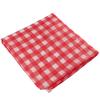 Red Gingham Plastic Disposable Wipe Check Tablecloth Party Outdoor Picnic Bbq