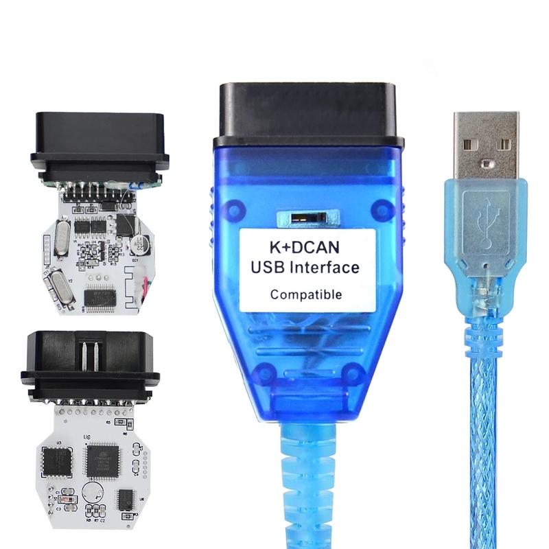 2026 For inpa K+Can K Dcan FT232RL Diagnostic Interface Cable K+Dcan Car Diagnostic Tool for B-MW OBD2 Scanner OBDII Code Reader