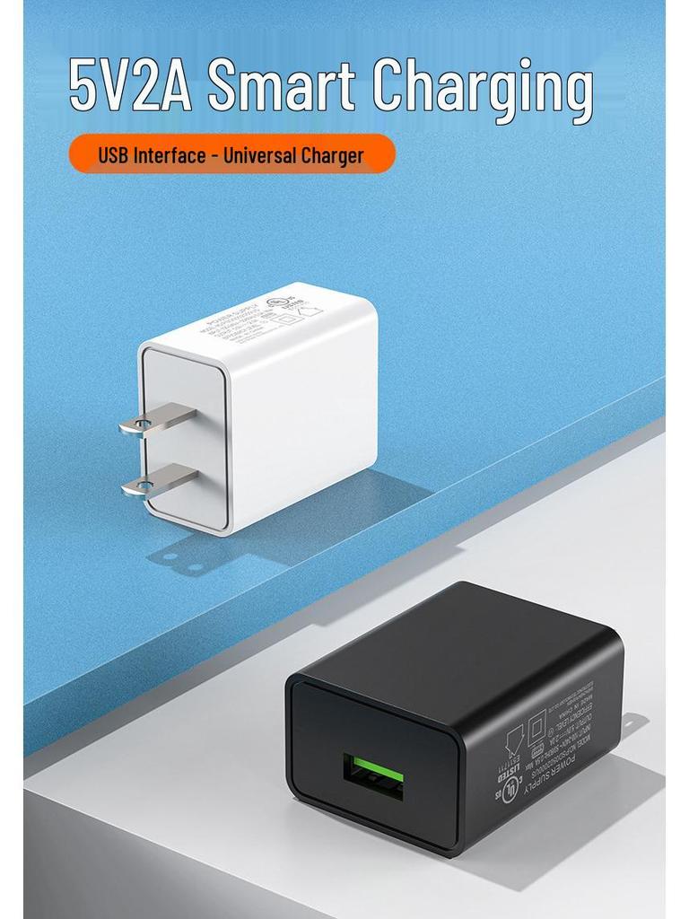 USB-зарядное устройство для мобильных телефонов 5 В 2 А с сертификацией UL, EU и PSE