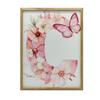 Letter C Poster With Pink Flowers Letter C Poster With Pink Flowers, 40X50 Cm, Black Aluminum Frame, 230 Gsm Matte Paper